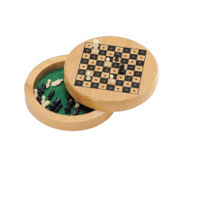 Tablero de ajedrez del juego de madera (CB1038)